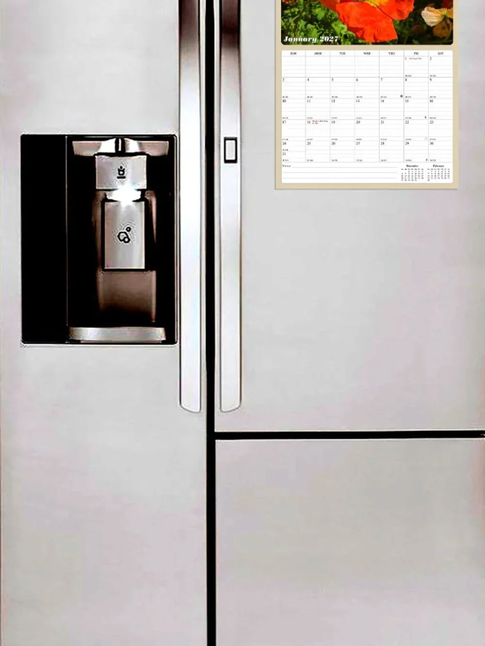 2026 - 2027 Calendar Magnetic Peel & Stick 18 Months 8.5
